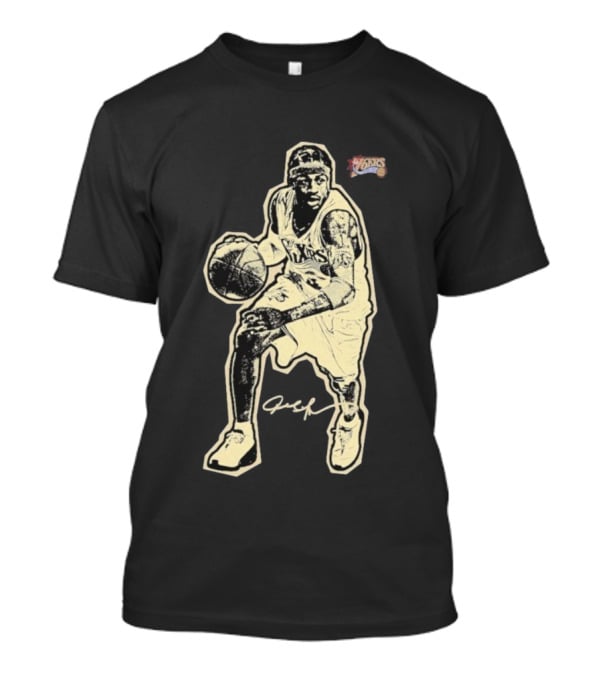 Allen Iverson 76ers Basketball Icon Philadelphia Legend T-Shirt