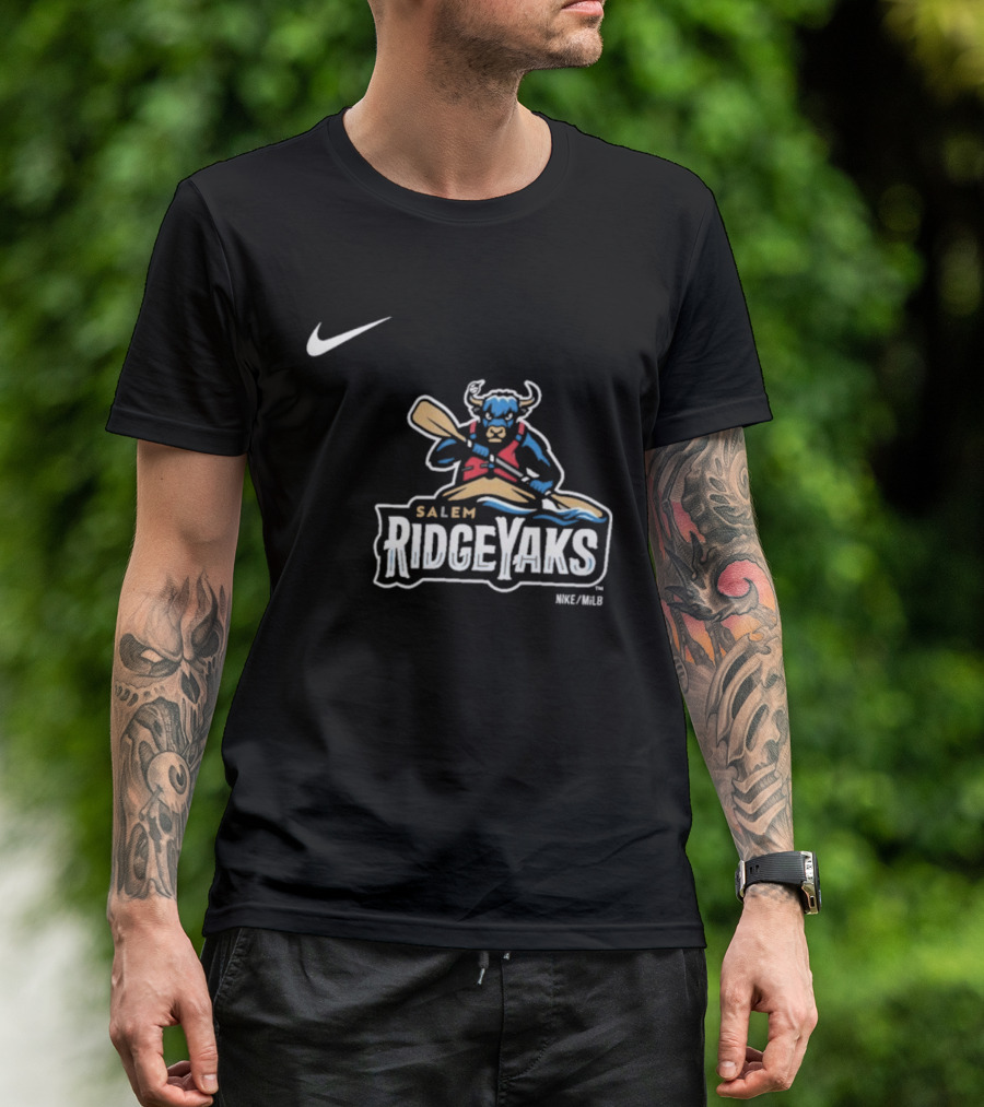 Salem RidgeYaks Nike Legends Kayaking Yak T-Shirt