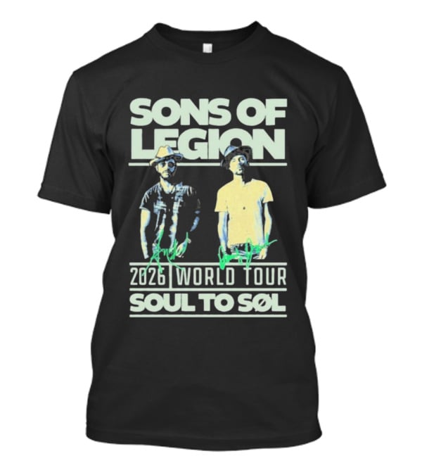 Sons Of Legion 2026 World Tour Soul To Søl T-Shirt