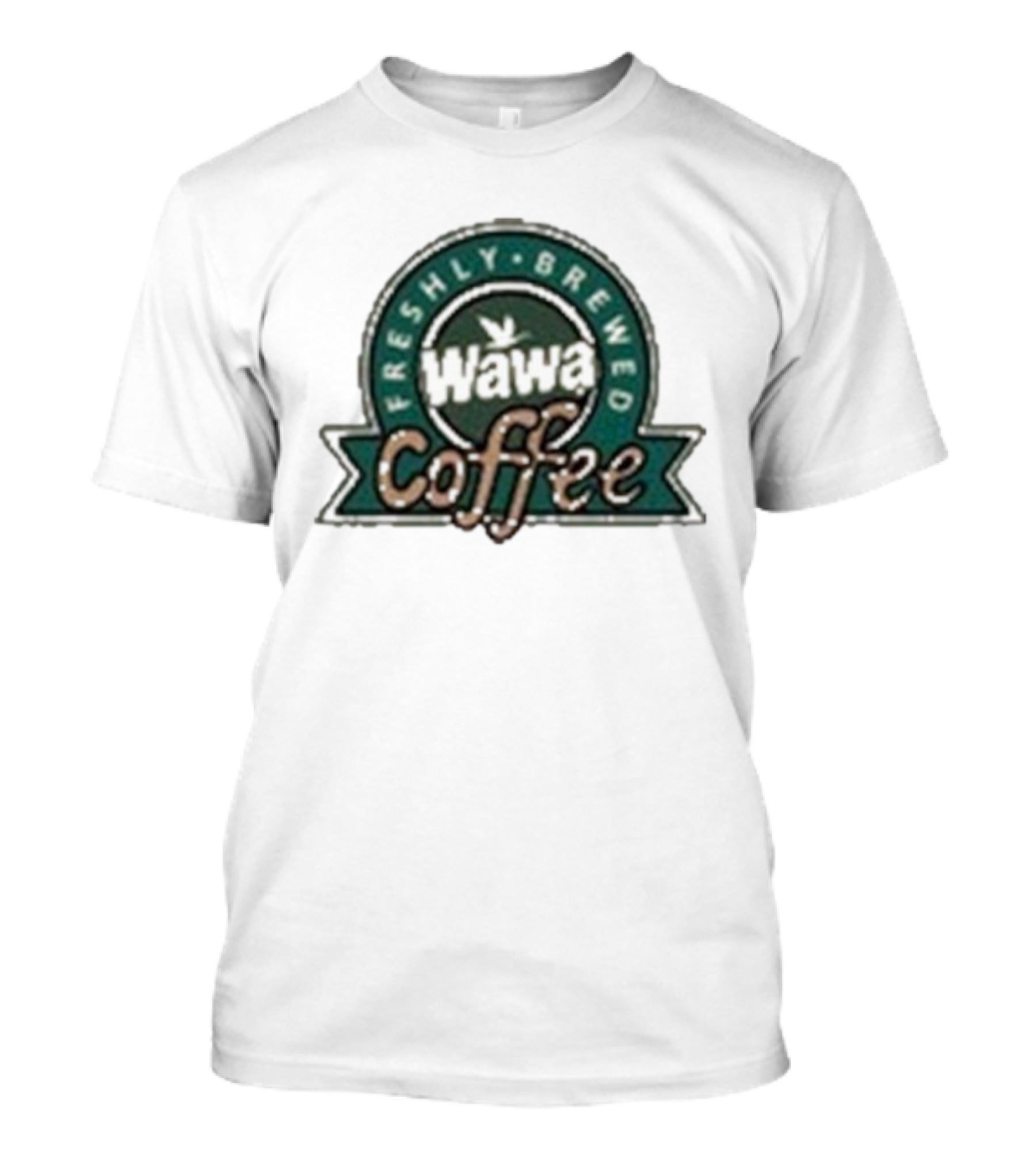 Wawa Freshly Brewed Coffee Logo Emblem T-Shirt