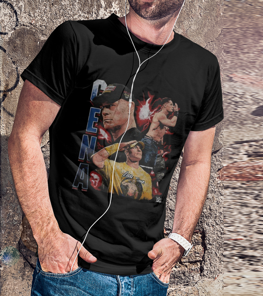 John Cena WWE Never Give Up Hustle Loyalty Respect Last Time T-Shirt