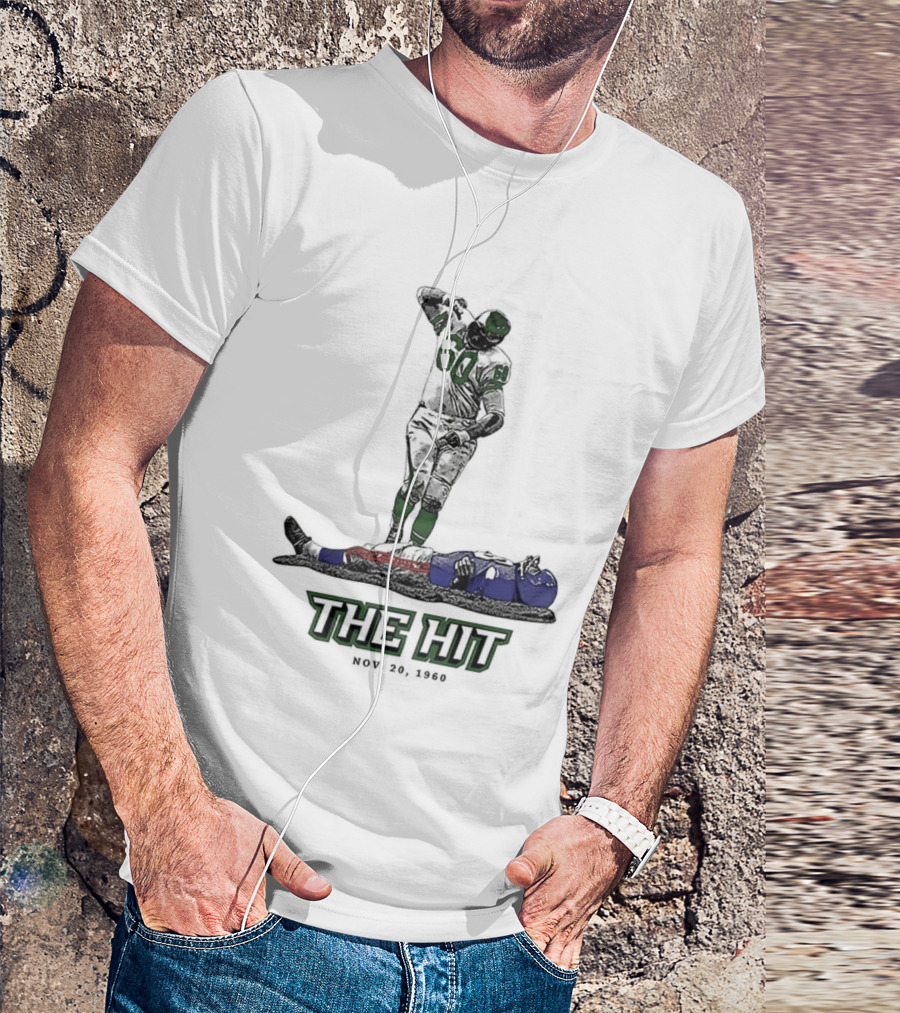 Chuck Bednarik Vs Frank Gifford The Hit Nov 20 1960 T-Shirt