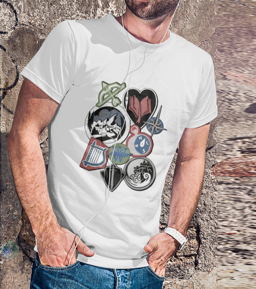The Wingfeather Saga Shield Bow Lyre Symbols And Icons Collection T-Shirt