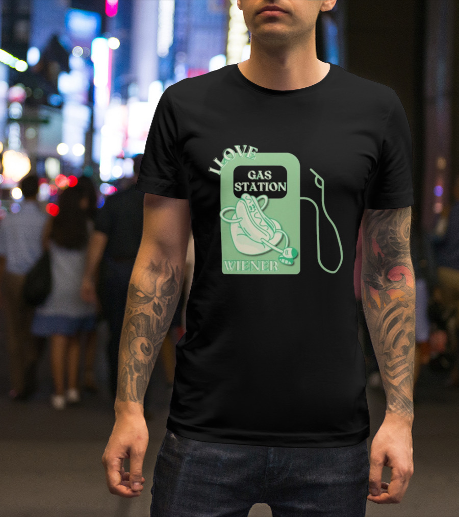 I Love Gas Station Wiener AlexNorimaki T-Shirt