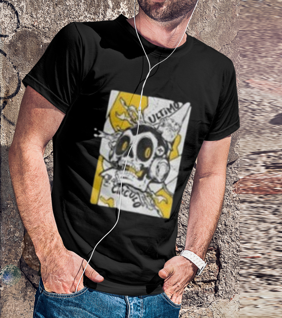 El Ultimo Circulo Legado Ghostcito Skull Headphones Explosion T-Shirt