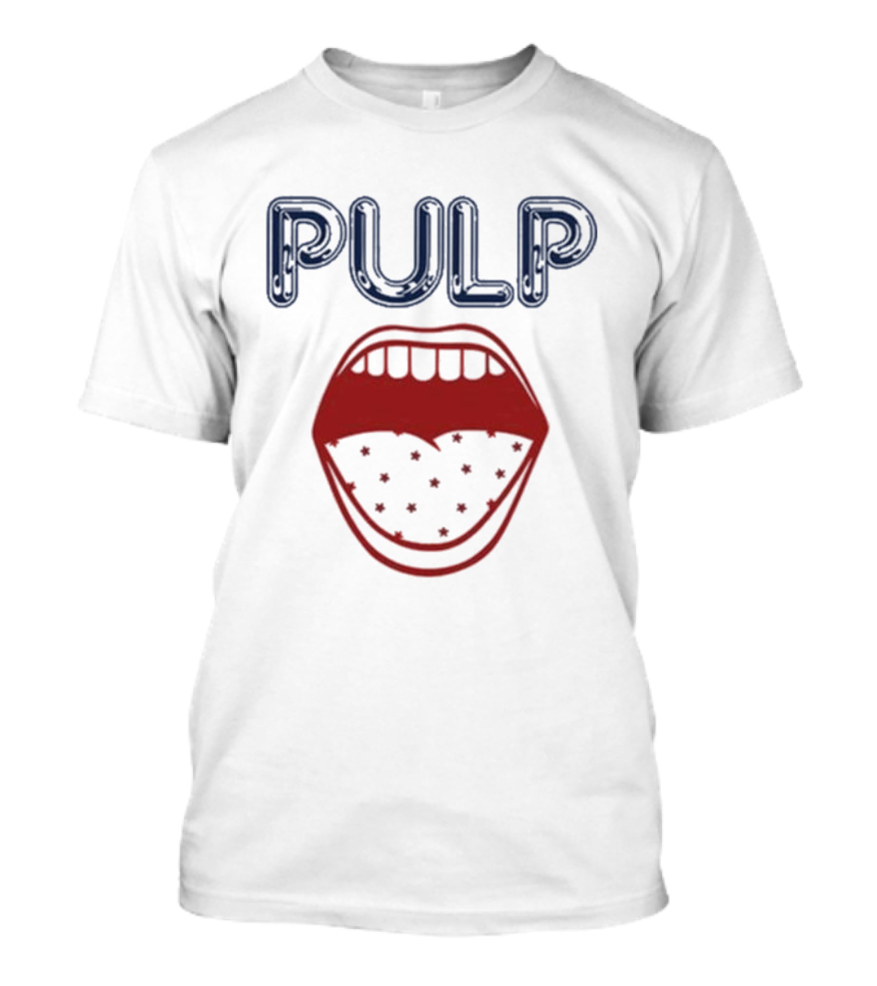Pulp Us Tour Big Mouth Stars Logo T-Shirt