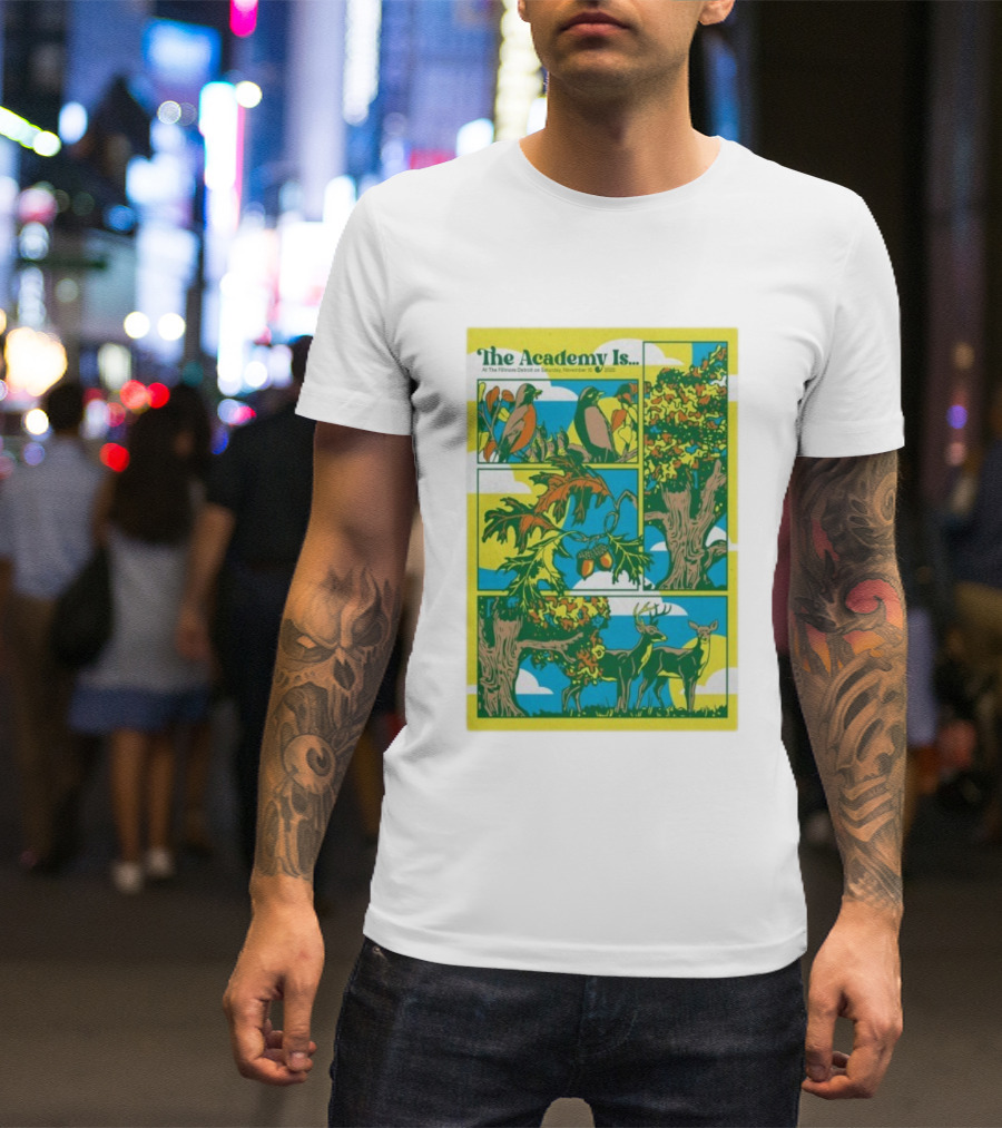 The Academy Is Florence Detroit November 15 2025 Wildlife Forest Scene T-Shirt