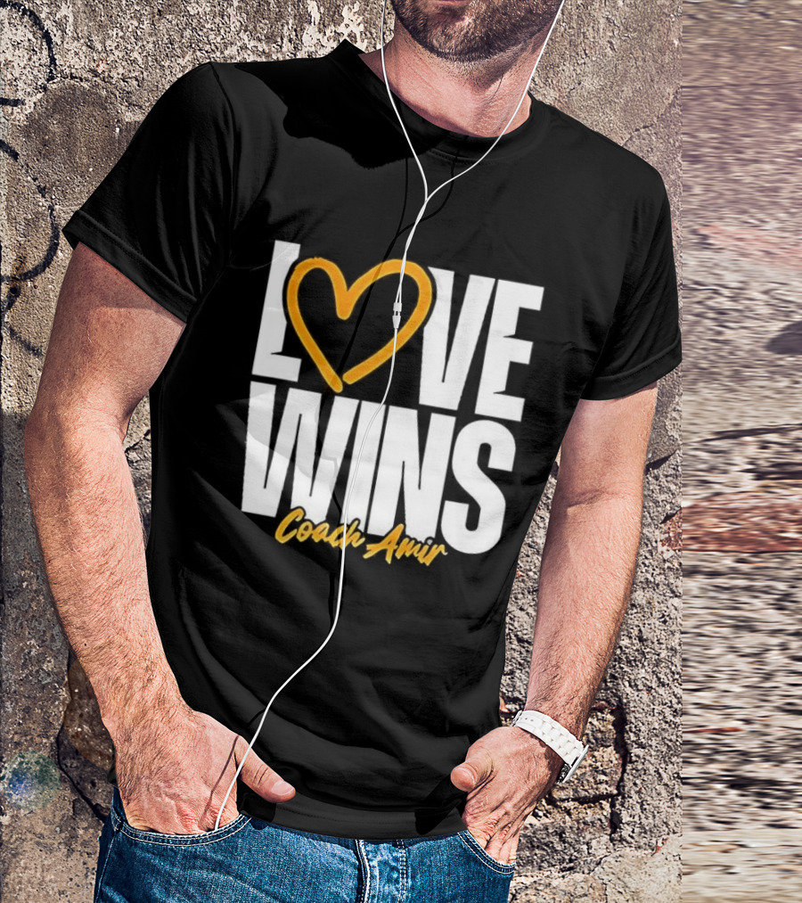 Kennesaw State Owls Love Wins Coach Amir Logo T-Shirt