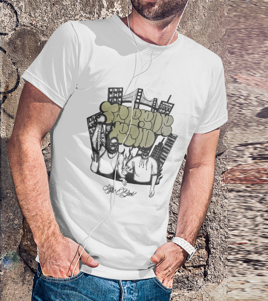 Terror Reid Step Back Graffiti Urban Street Art Bridge City Elements T-Shirt