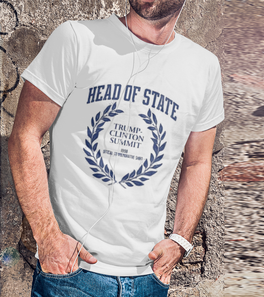 Head Of State Trump Clinton Summit 1998 Men's Health Tmpg Conference T-Shirt