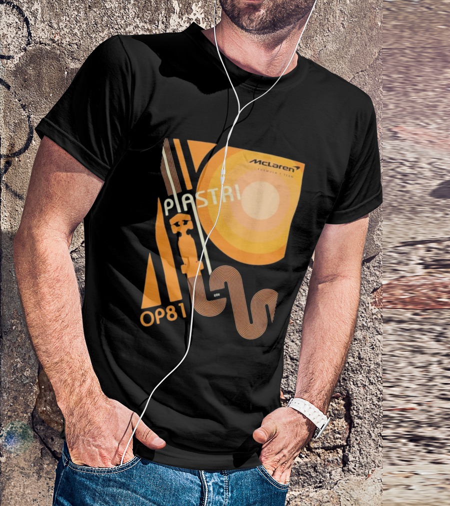 McLaren Formula 1 Team Piastri OP81 Retro Racing T-Shirt
