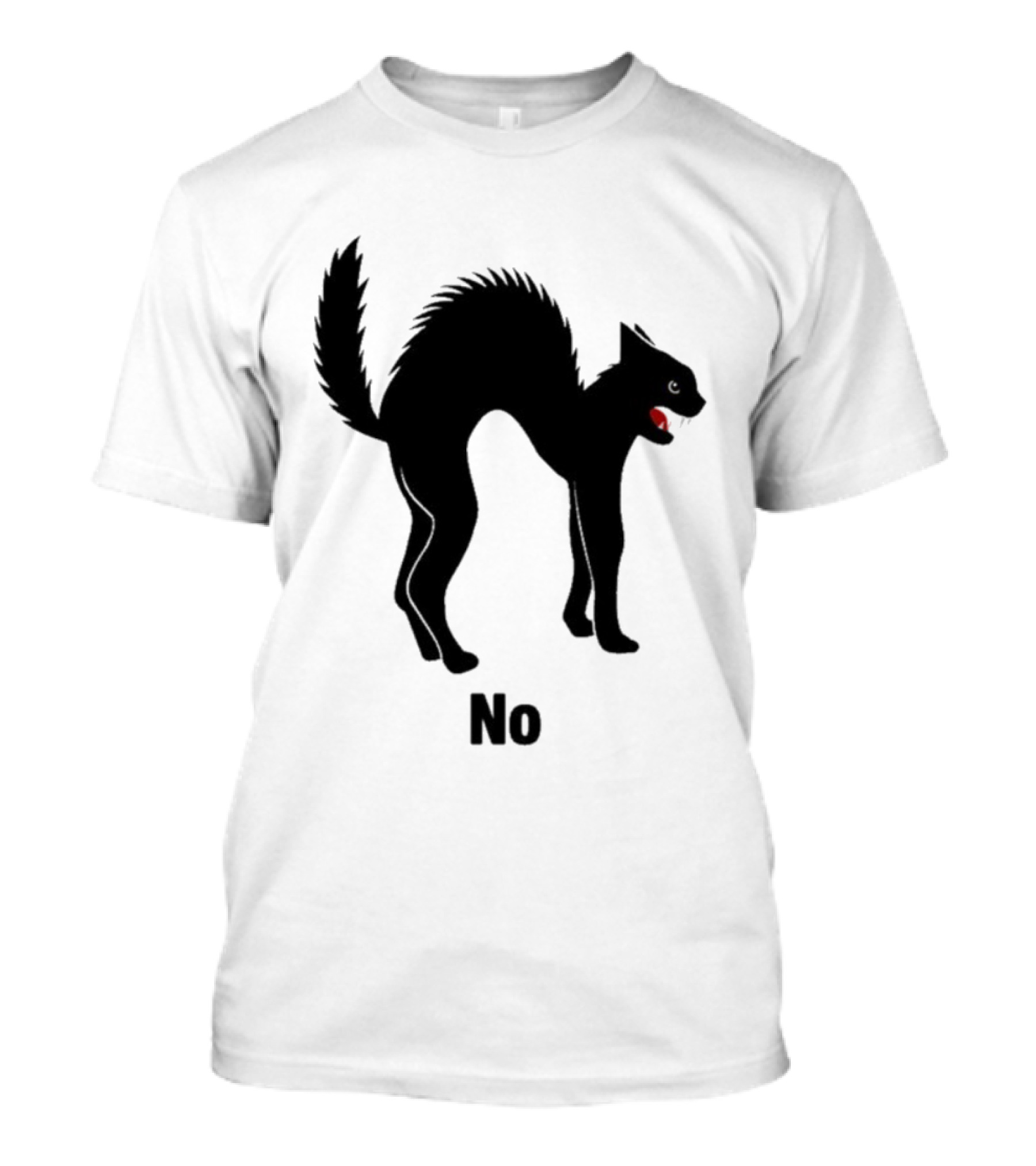 Jim’ll Paint It Black Cat No Red Tongue T-Shirt