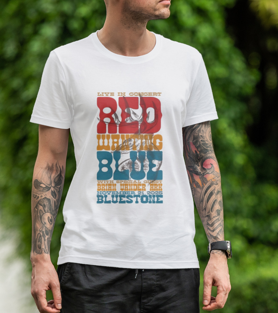 Live In Concert Red Wanting Blue Bluestone Columbus OH November 21 2025 Deer T-Shirt