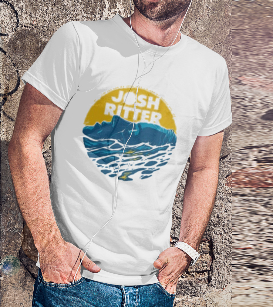 Josh Ritter Wild Ways Face Ocean Sunrise T-Shirt