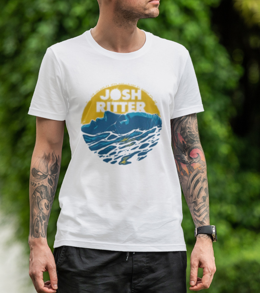 Josh Ritter Wild Ways Face Ocean Sunrise T-Shirt