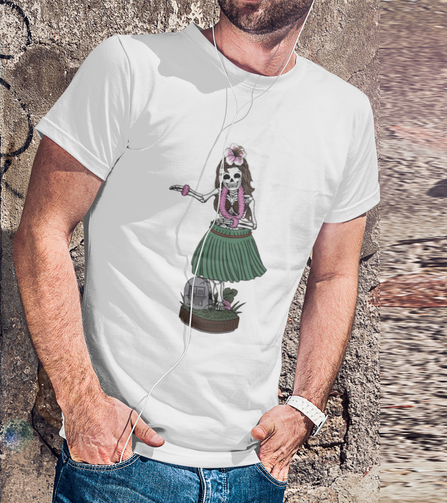 The Neighbourhood UltraSOUND Hula Skeleton Girl T-Shirt