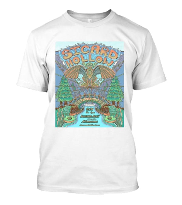 Sicard Hollow Fall Tour Eastside Bowl Nashville TN Nov 21 Arkansauce 2025 T-Shirt