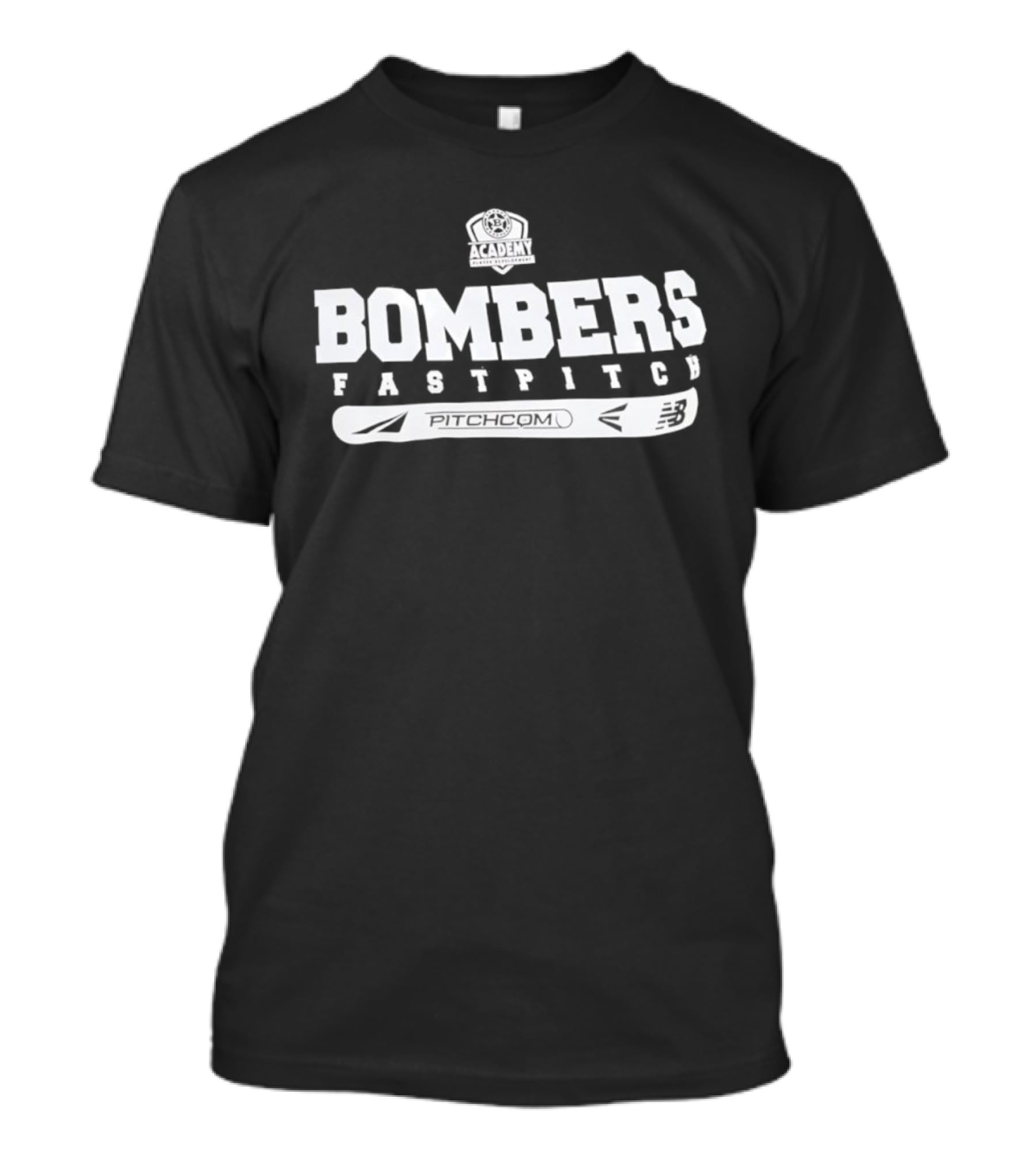 Bombers Fastpitch Academy Pitchcom Training Team T-Shirt
