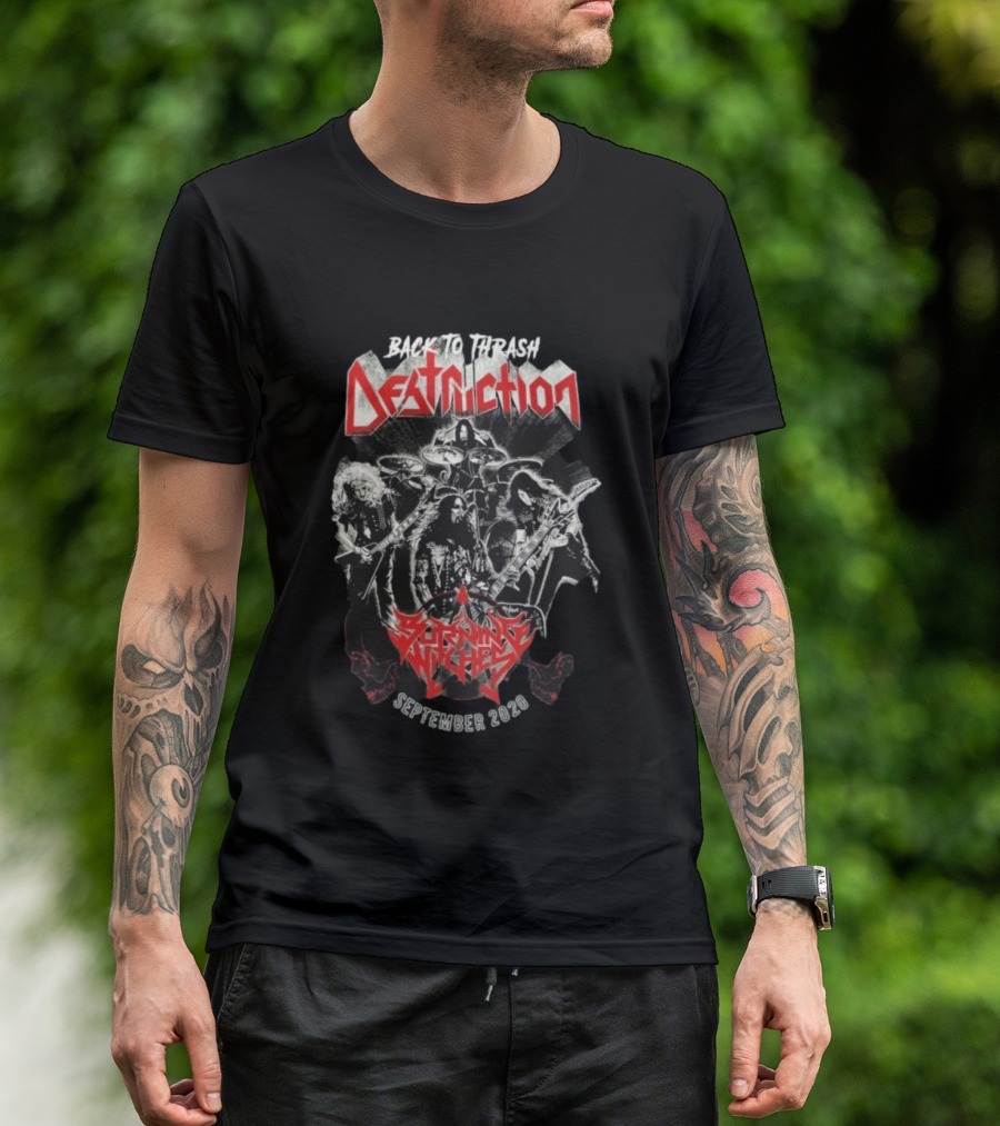Back To Thrash Destruction Burning Witches September 2020 T-Shirt