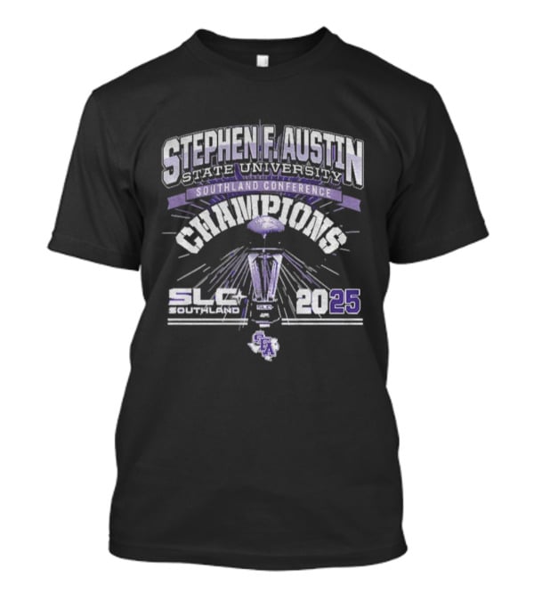 Stephen F. Austin State University Southland Conference 2025 Champions SLC Volleyball T-Shirt