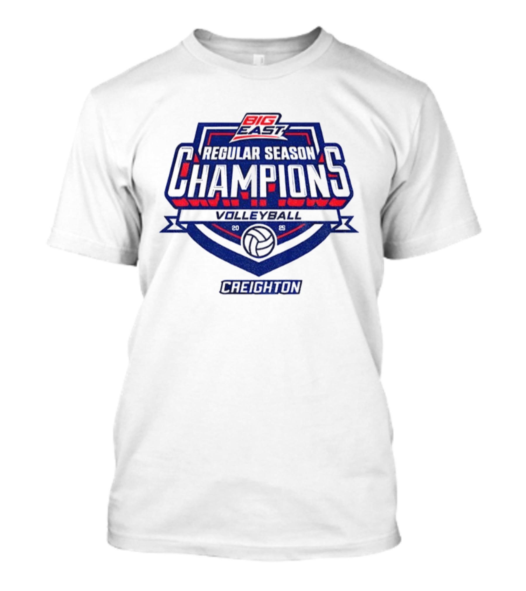 Big East Regular Season Champions Volleyball Creighton Bluejays T-Shirt