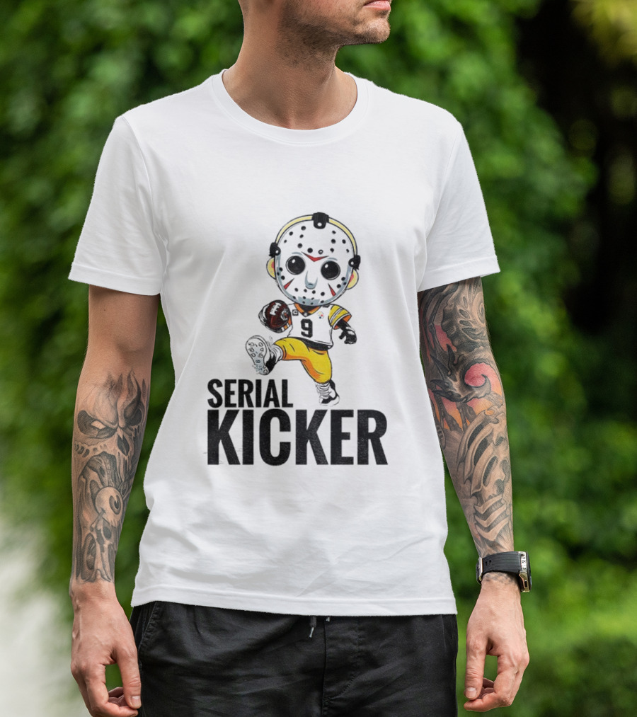 Jason Voorhees Serial Kicker Chris Boswell Pittsburgh Steelers Football NFL 2025 T-Shirt