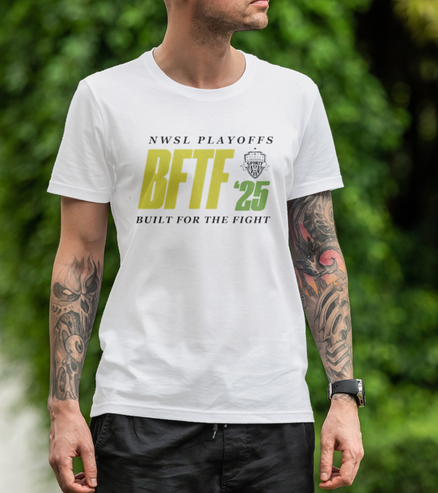 NWSL Playoffs 2025 BFTF Built For The Fight Soccer T-Shirt