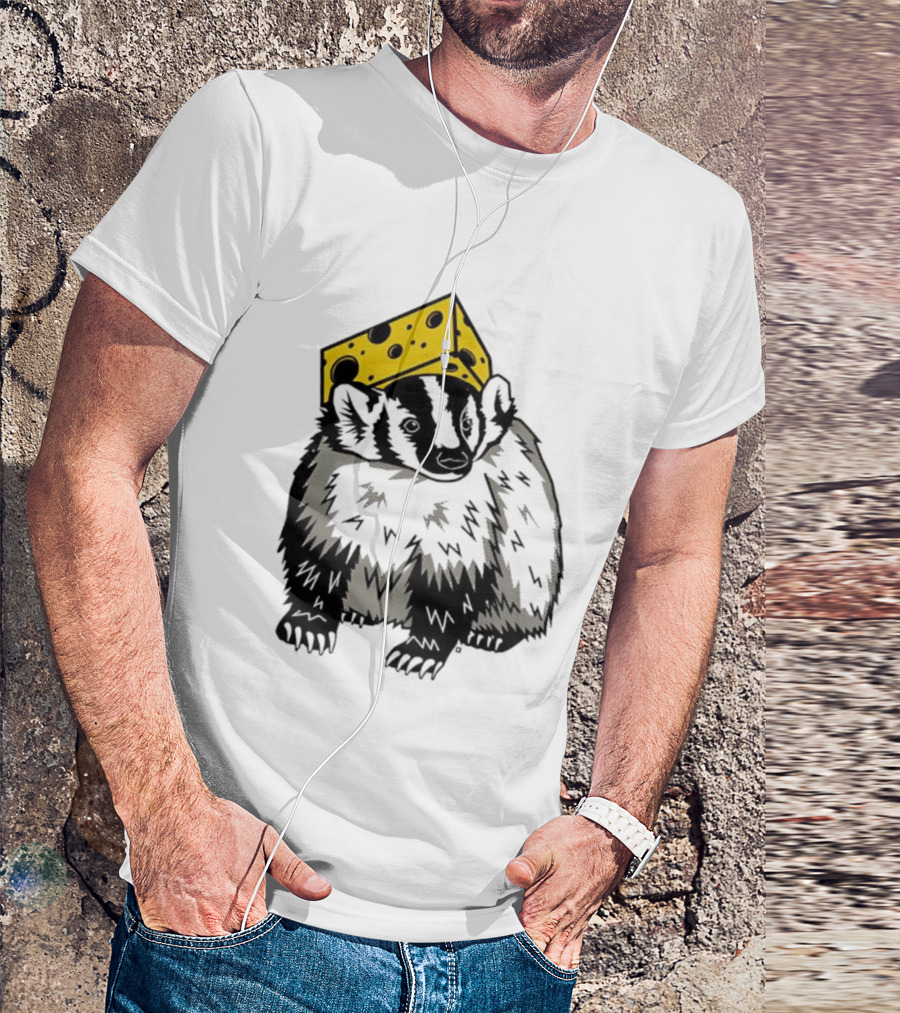 Cheesehead Badger Wisconsin Football Fans T-Shirt