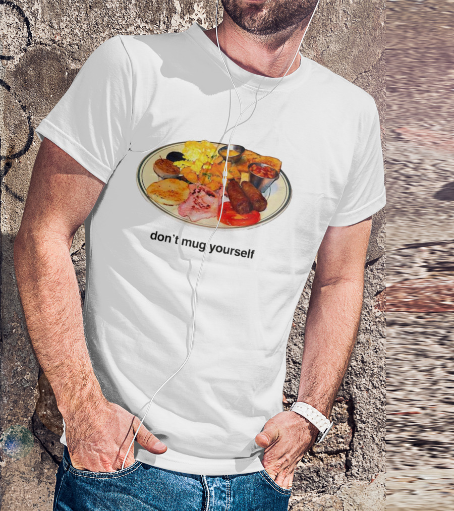 Don’t Yourself Full English Breakfast Classic Plate T-Shirt