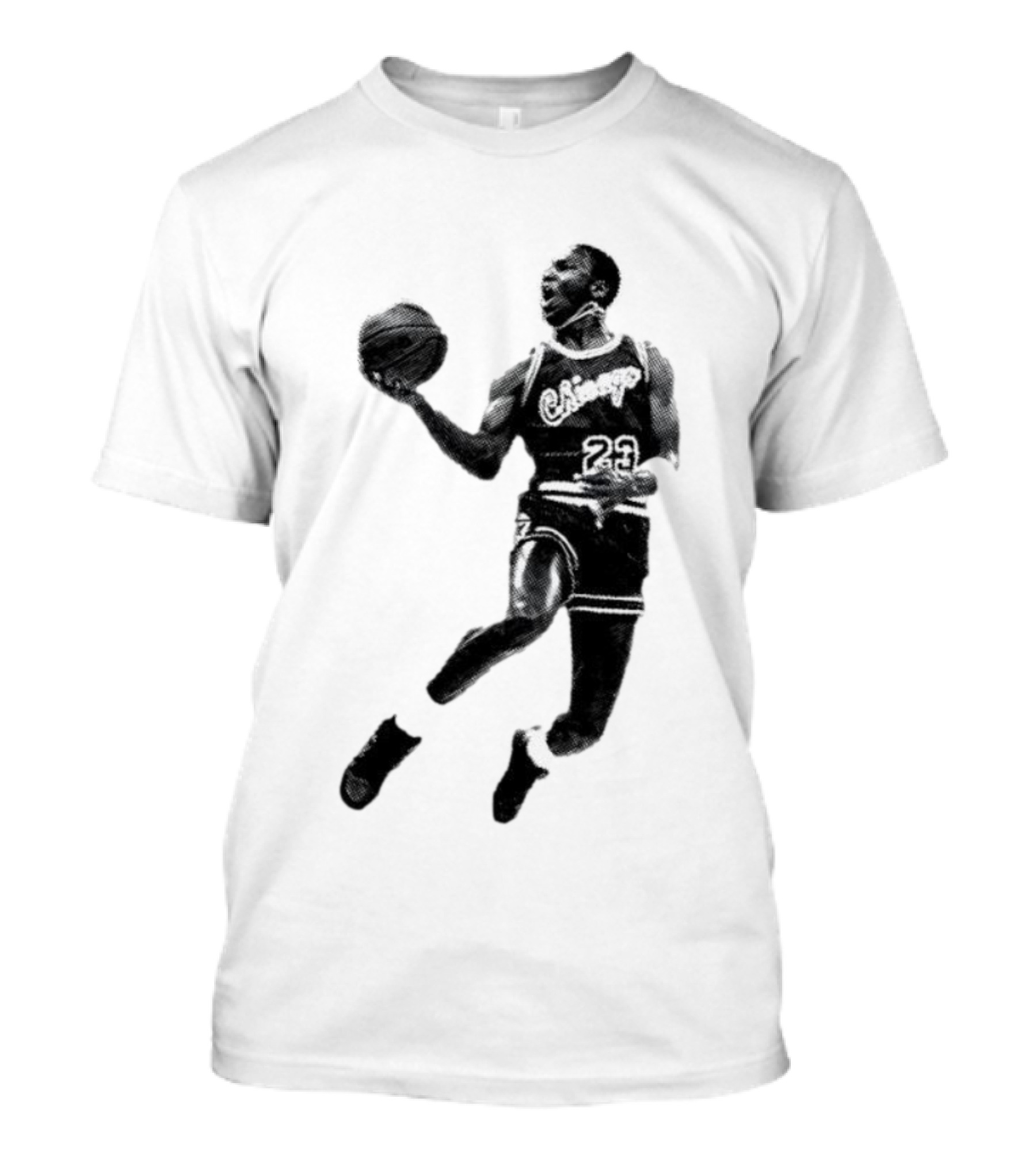 Jordan Chicago 23 Basketball Jump Pose T-Shirt