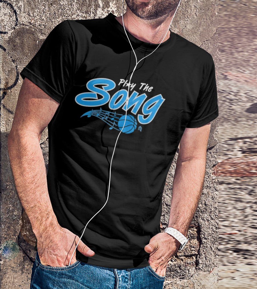 Orlando Magic Play The Song Basketball And Music Notes T-Shirt