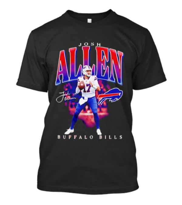 Josh Allen Buffalo Bills 17 Signature Player T-Shirt