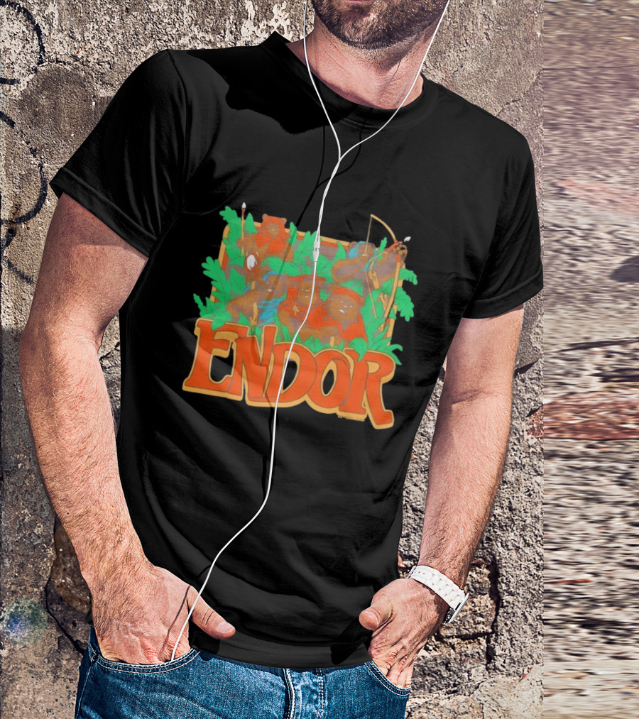 Endor Fierce Tribal People Star Wars Ewoks Adventure T-Shirt