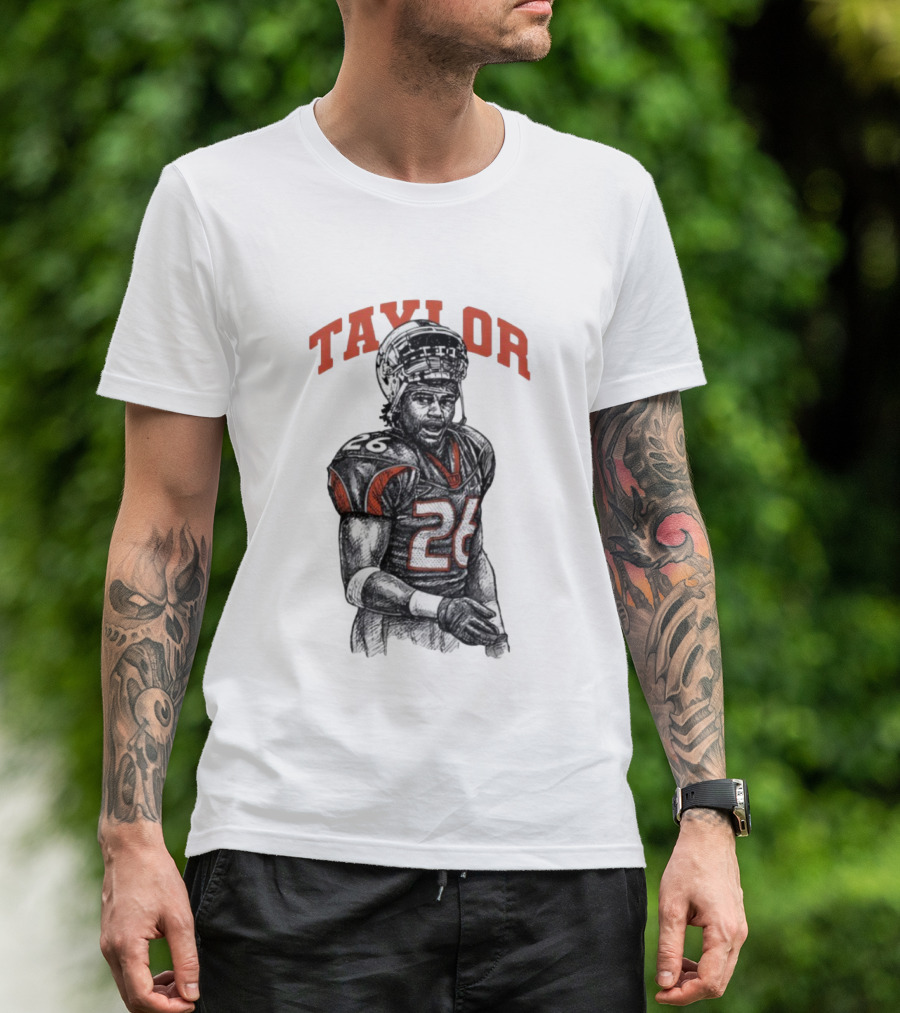 Miami Hurricanes Sean Taylor 26 Sketch Legend T-Shirt
