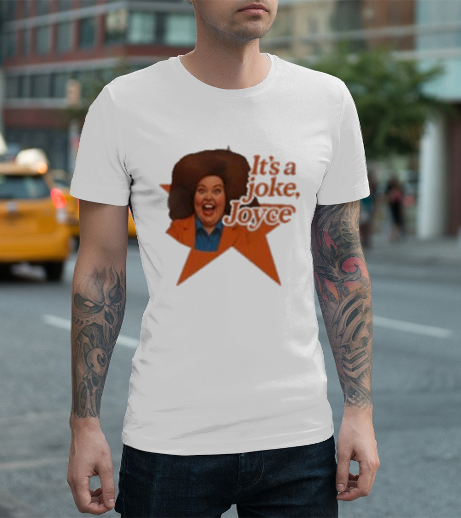 Pam Ann Iconic It's a Joke Joyce Comedy Retro Style T-Shirt