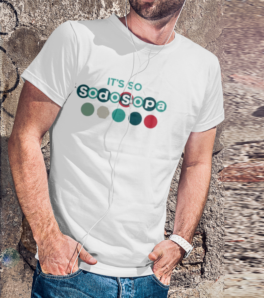 South Park It's So Sodosopa Colorful Circle Design T-Shirt