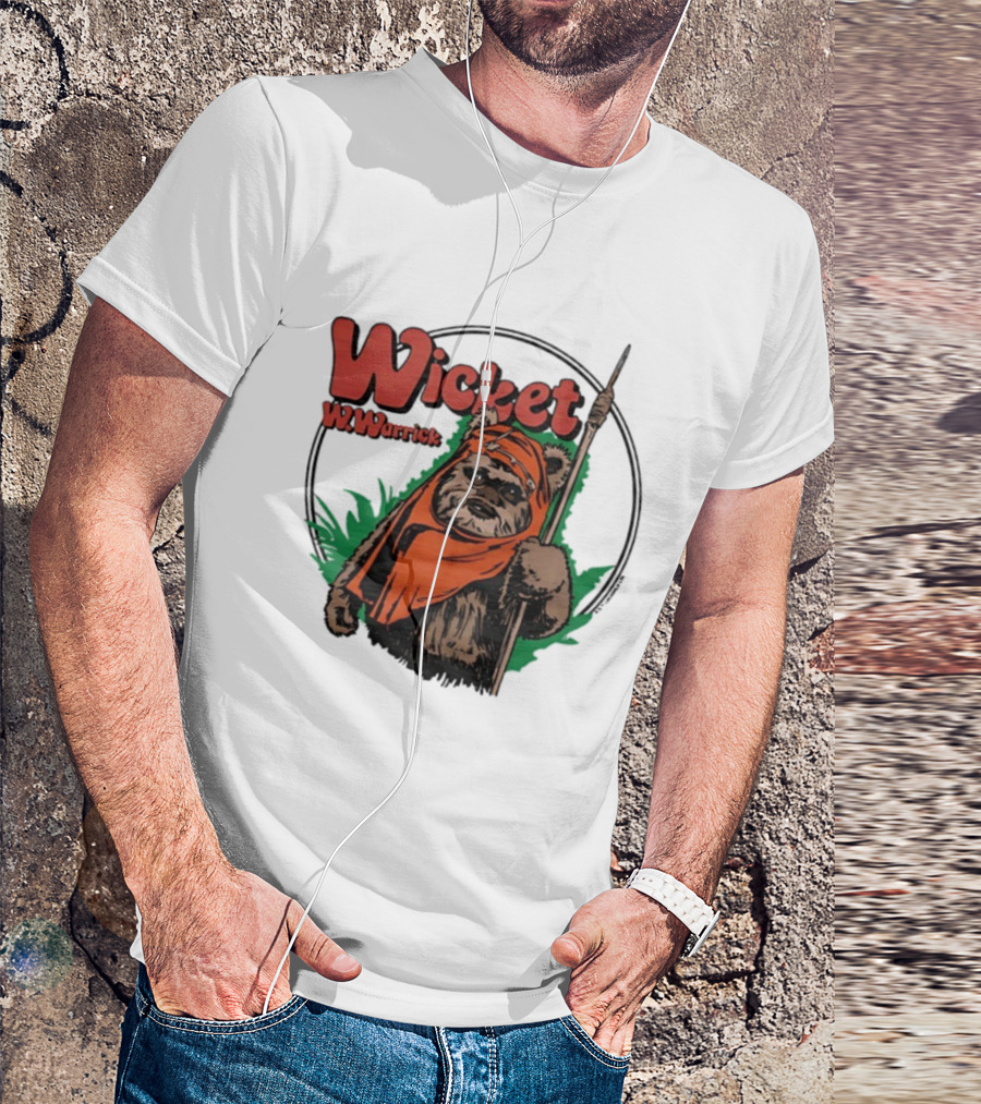 Star Wars Wicket W Warrick Ewok Endor Adventure T-Shirt