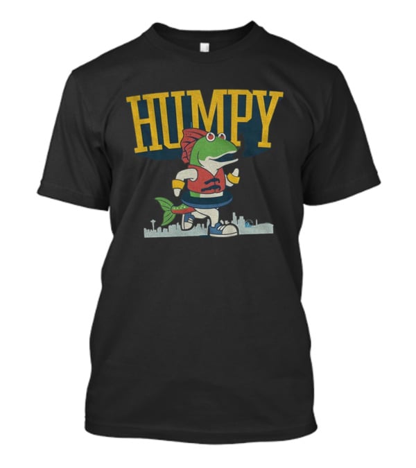 Humpy The Salmon Running Seattle Mariners MLB Baseball 2025 T-Shirt