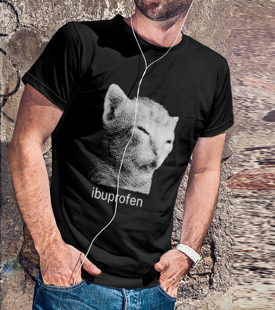 Ibuprofen Headache Relief Cat T-Shirt