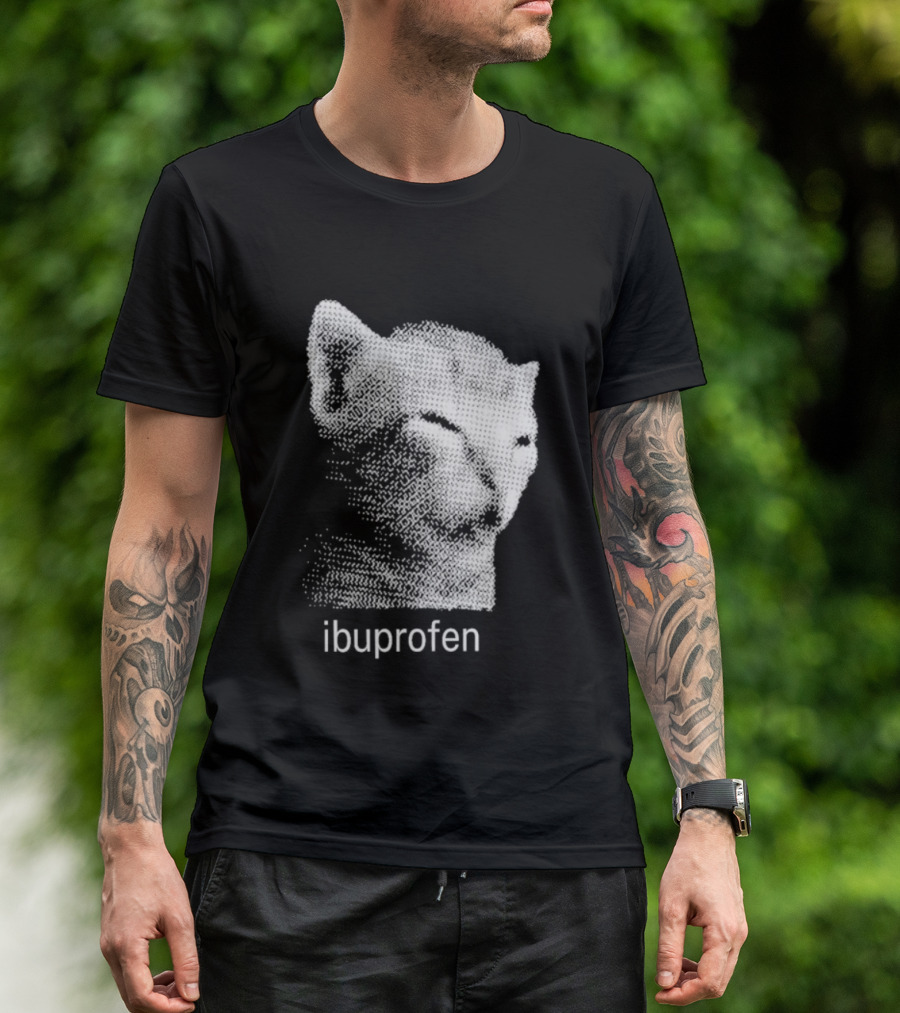 Ibuprofen Headache Relief Cat T-Shirt