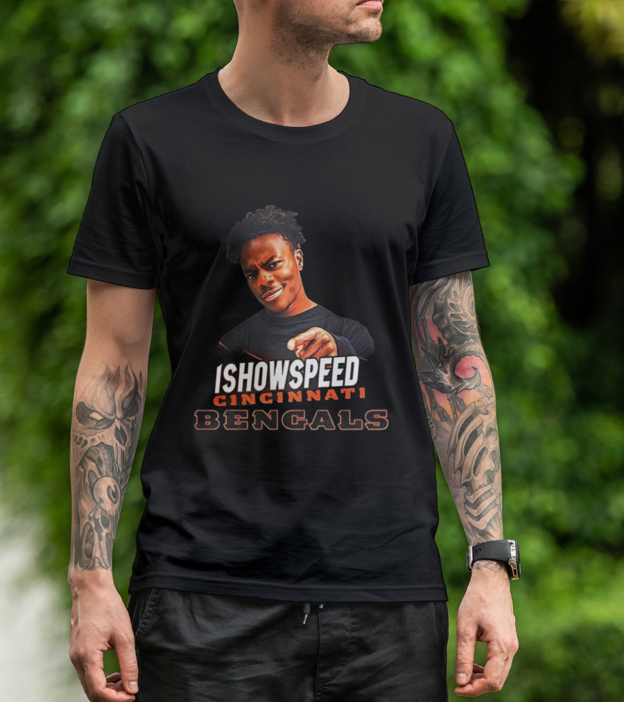 IShowSpeed Cincinnati Bengals Fan Expression T-Shirt