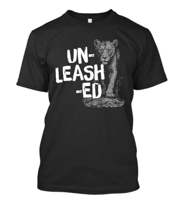 Unleashed Lion Fierce Head Logo T-Shirt