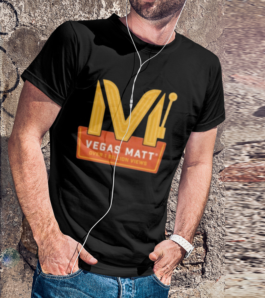 VEGAS MATT Over 1 Billion Views Milestone Celebration T-Shirt
