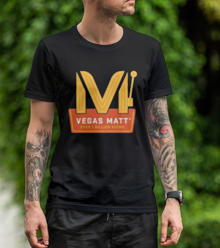 VEGAS MATT Over 1 Billion Views Milestone Celebration T-Shirt