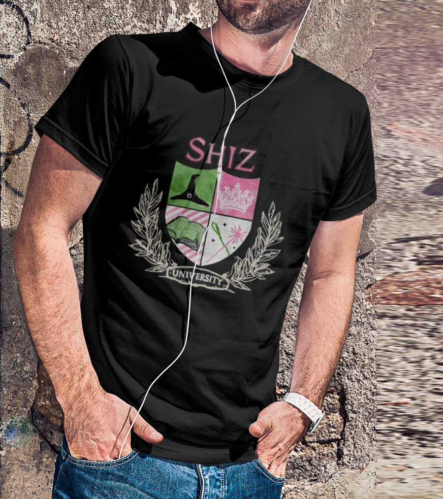 Shiz University Wicked Musical Defy Gravity 2025 Crest T-Shirt