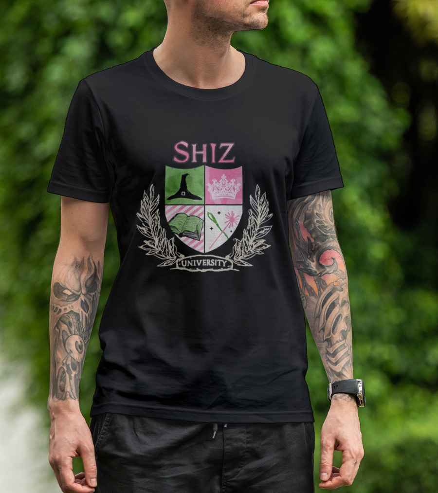 Shiz University Wicked Musical Defy Gravity 2025 Crest T-Shirt