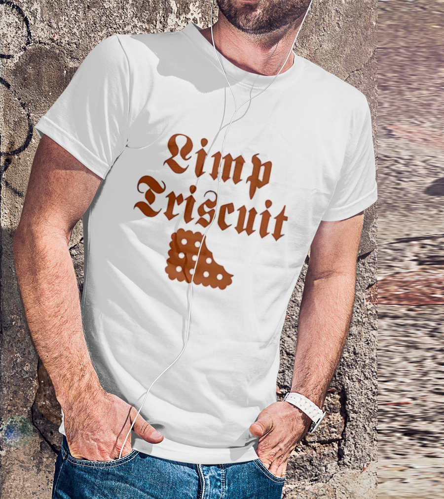 Limp Triscuit Waffle Styled Crackers With Fun Eyes T-Shirt