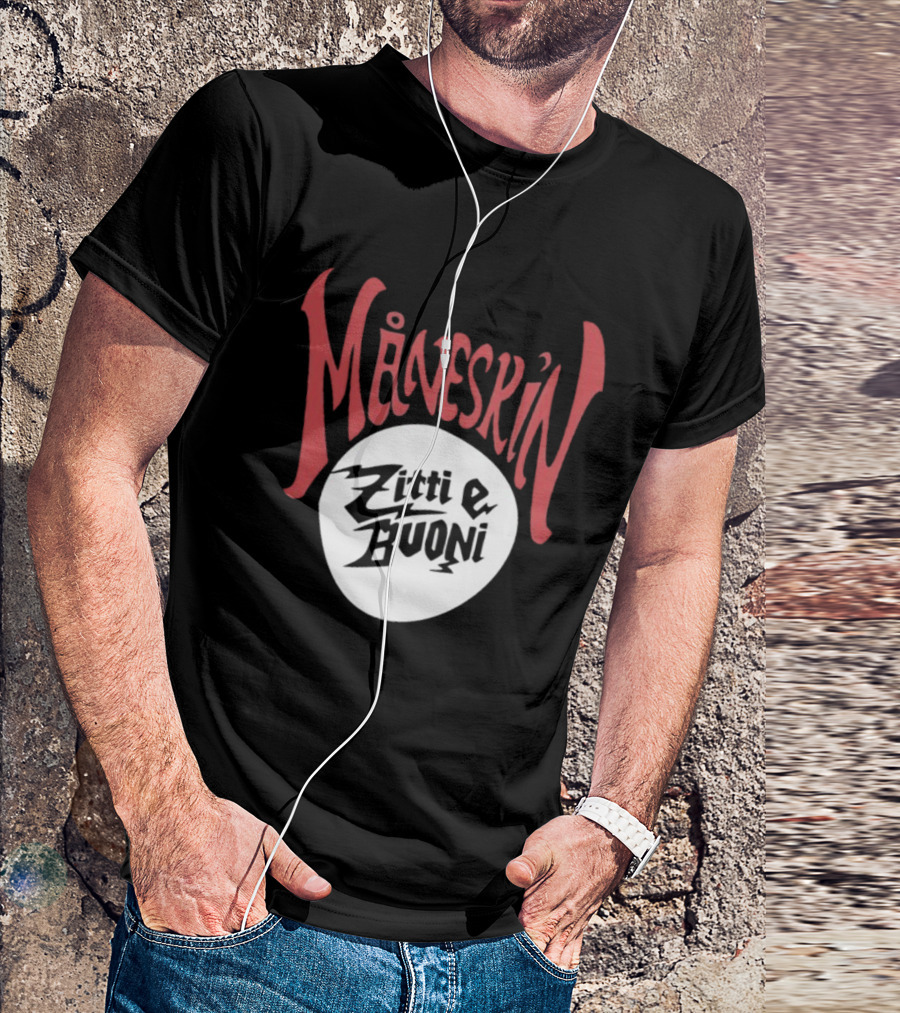 Måneskin Zitti E Buoni Music Empowerment Graphic T-Shirt