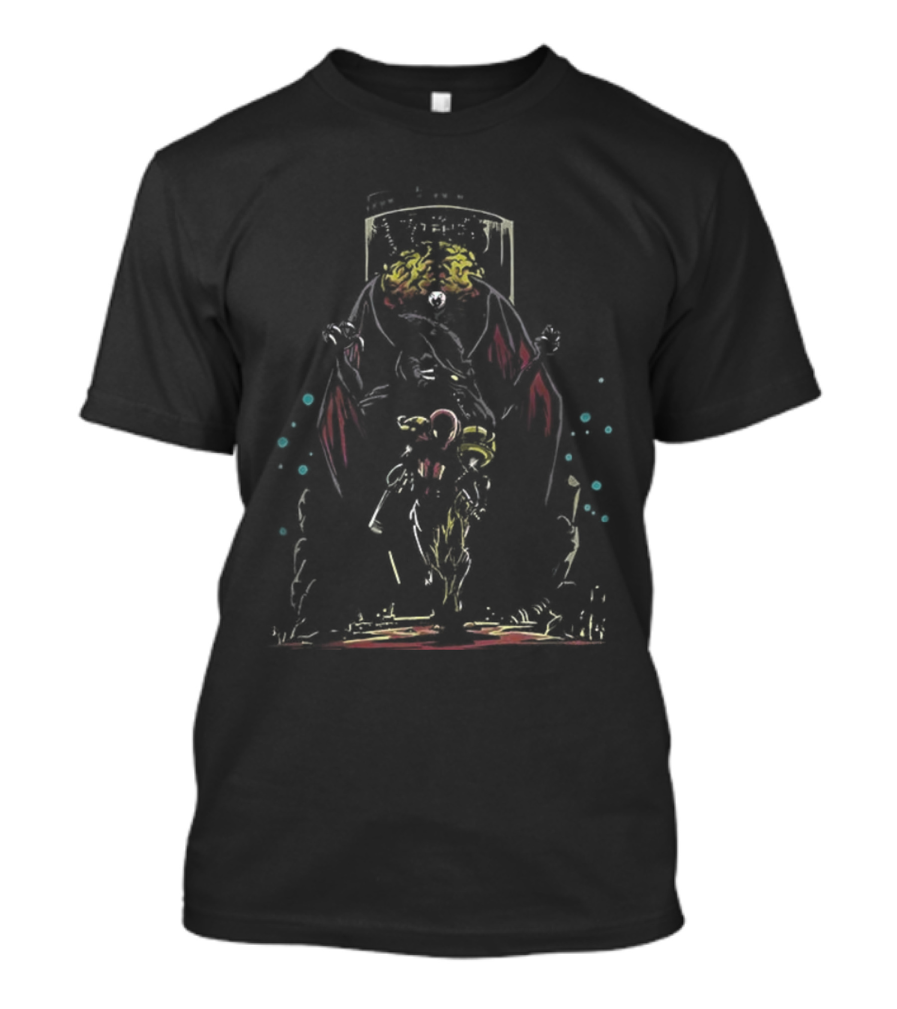 Samus Aran Metroid Bounty Hunter Retro Style Gaming Artwork T-Shirt