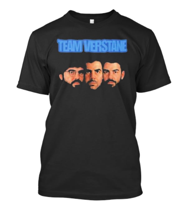 TEAM VERSTANE FACES WITH THREE CHARACTERS T-Shirt